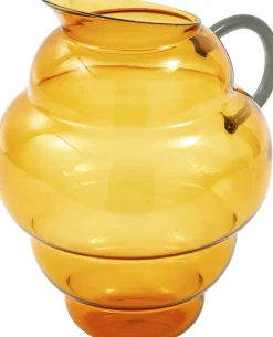 Karafler & Kander<Polspotten pitcher mizu kiri yellow