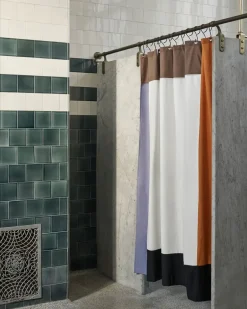 Badeforhæng<Hay Pivot Shower Curtain-Cream