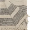 Plaider<AU Maison Plaid, Bandeau-Natur/Sort, 130x180 cm