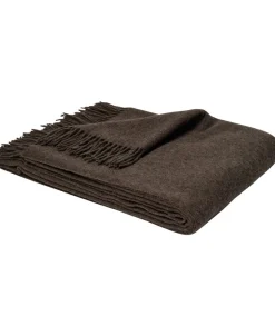 Plaider<Magasin du Nord Collection Plaid mørkebrun 140x200cm