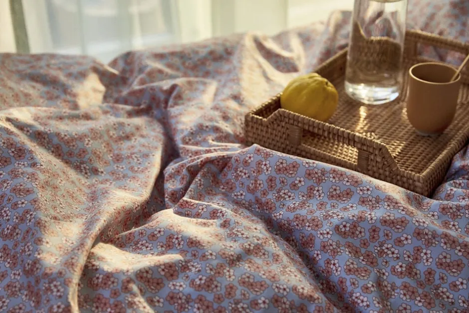 Sengetøj & Lagner<Juna Pleasantly Sengetøj Blå