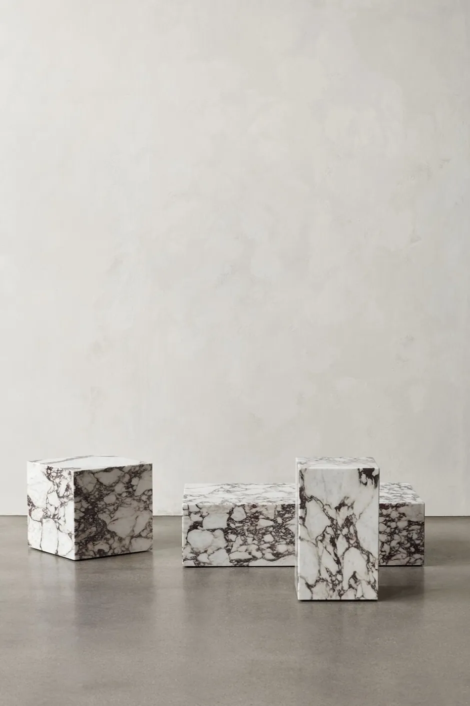 Møbler<Audo Copenhagen Plinth Cubic, Calacatta Viola