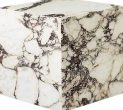 Møbler<Audo Copenhagen Plinth Cubic, Calacatta Viola