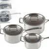 Gryder & Pander<Le Creuset 3Ply CL Kasserollesæt m/ 3 stk