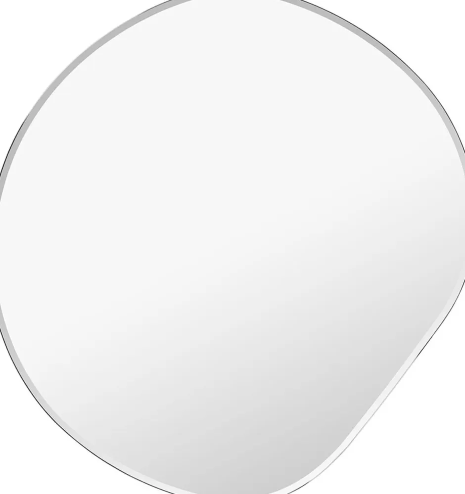 Spejle<Ferm Living Pond Mirror - Small - Dark Chrome