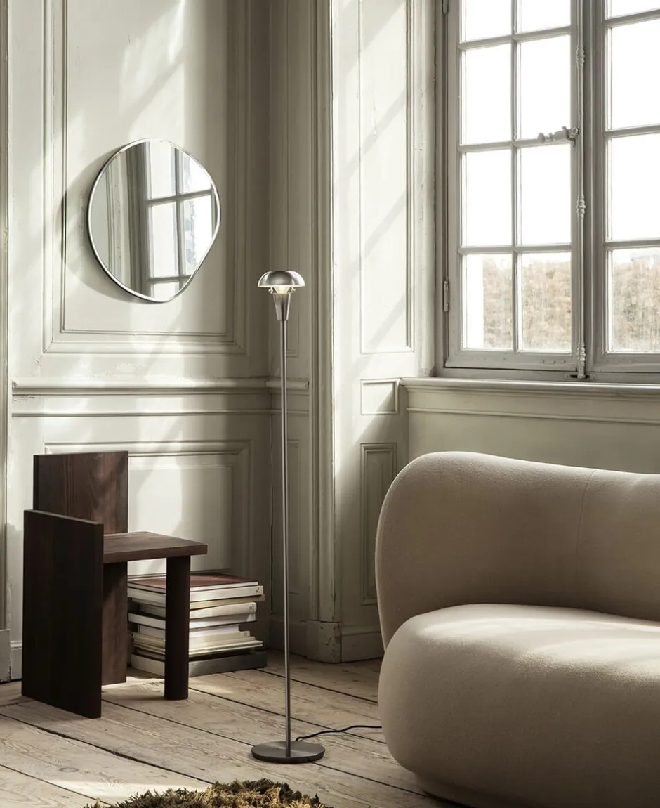 Spejle<Ferm Living Pond Mirror - Small - Dark Chrome