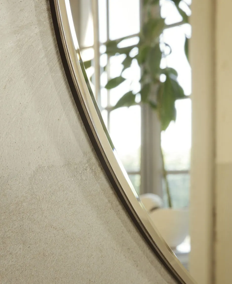 Spejle<Ferm Living Pond Mirror - Small - Dark Chrome
