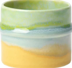 Kopper & Krus<Kähler Poppery Krus 27 cl apple green/mint/yellow