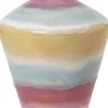 Vaser & Urtepotteskjulere<Kähler Poppery Vase med æble H32 cm pink/mint/gul