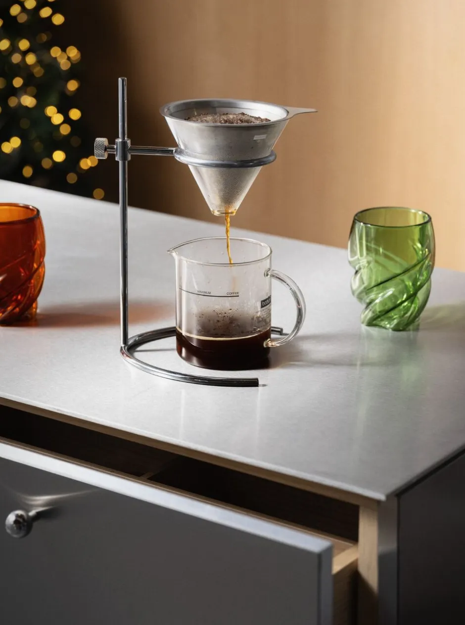 Kaffe & Te<Bodum POUR OVER Station med glaskande, 1,0L