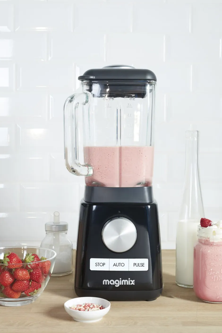 Køkkenmaskiner<Magimix Power blender sort 1,8 liter