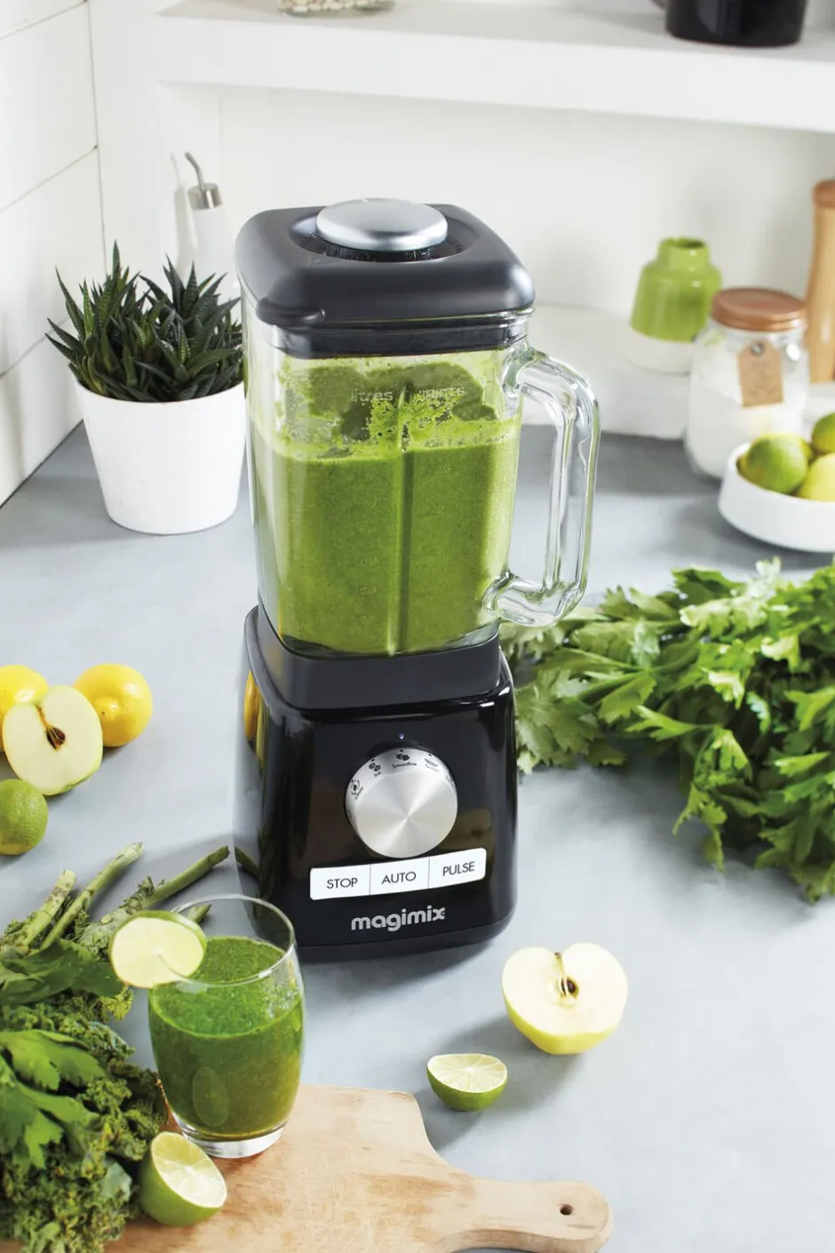 Køkkenmaskiner<Magimix Power blender sort 1,8 liter