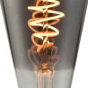 Lampetilbehør<DFTP PÆRE-DEKO E27 ST64 SPIRAL EDISON DÆMP RØGF.