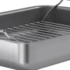 Bageartikler<Eva Trio Professionel bradepande med rist 30x22 cm keramisk Slip-Let®