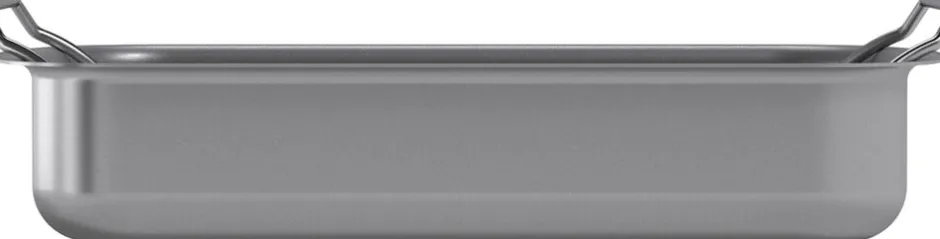 Bageartikler<Eva Trio Professionel bradepande med rist 26x19 cm keramisk Slip-Let®