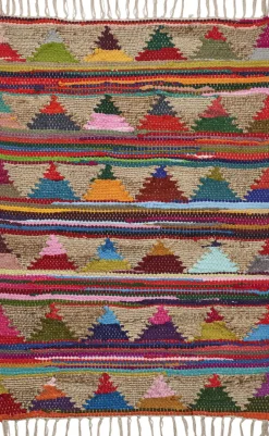 Gulvtæpper<Bongusta Pyramid Chindi Rug Multi