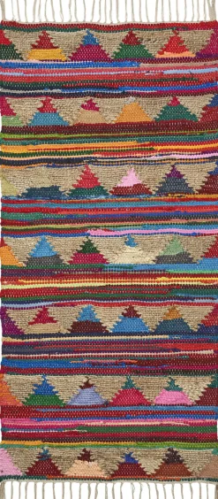 Gulvtæpper<Bongusta Pyramid Chindi Rug Multi