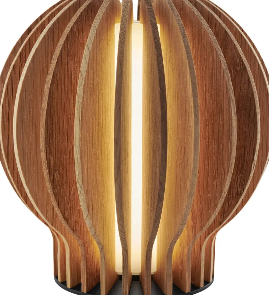 Bordlamper<Eva Solo Radiant rund LED lampe Oak