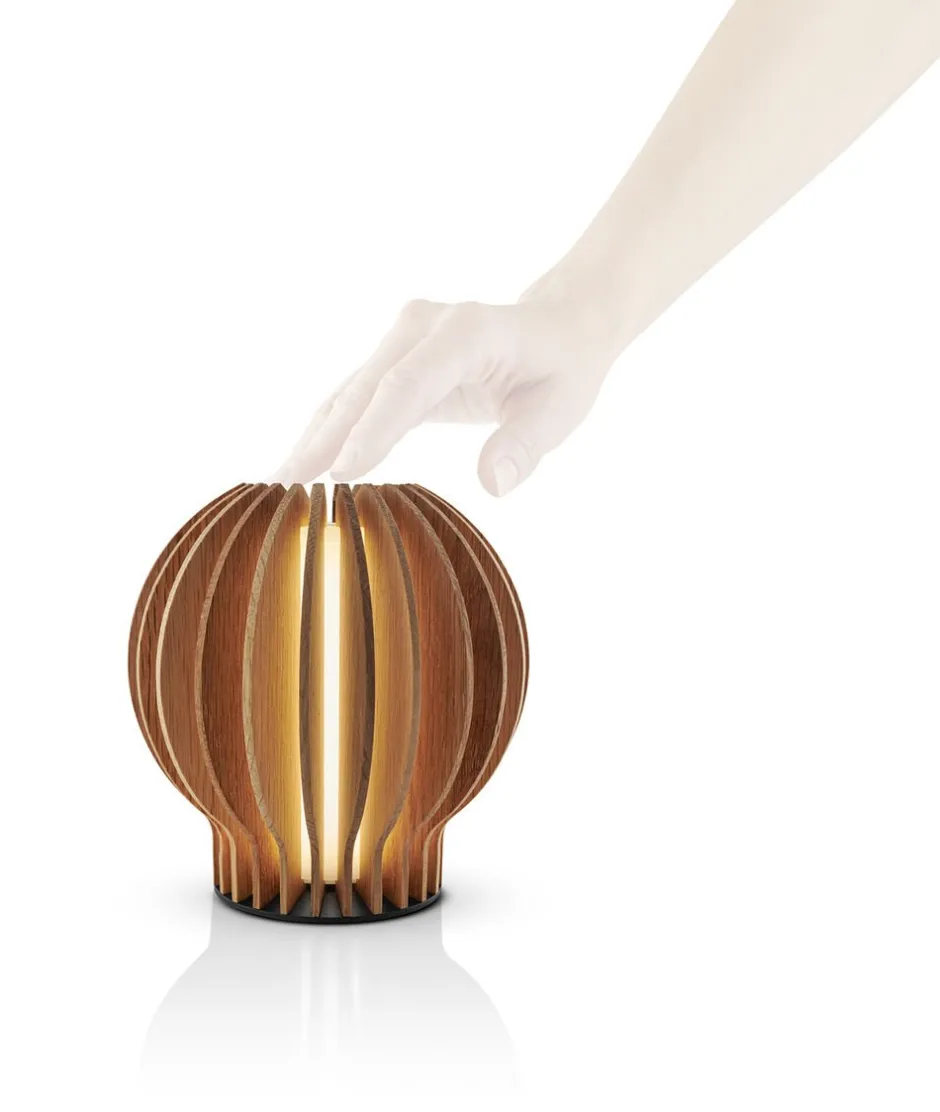 Bordlamper<Eva Solo Radiant rund LED lampe Oak