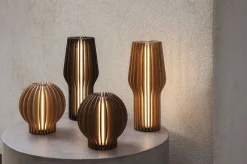 Bordlamper<Eva Solo Radiant rund LED lampe Oak