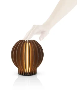 Bordlamper<Eva Solo Radiant rund LED lampe Smoked