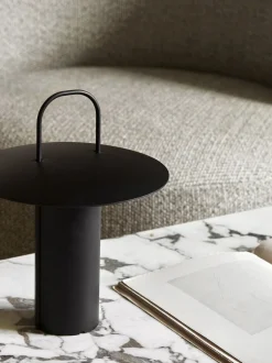 Trådløse Lamper<Audo Copenhagen Ray Table Lamp Portable Matt dusty green