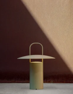 Trådløse Lamper<Audo Copenhagen Ray Table Lamp Portable Matt dusty green