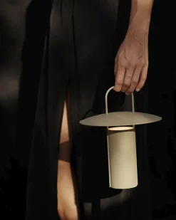 Trådløse Lamper<Audo Copenhagen Ray Table Lamp Portable Matt dusty green