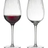 Glas<Lyngby Glas Rødvinsglas Palermo Gold 40 cl 4 stk.