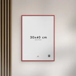 Plakater & Rammer<Poster & Frame Wood Red