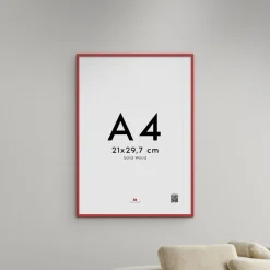 Plakater & Rammer<Poster & Frame Wood Red
