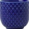 Tilbehør Til Bordet<Lyngby Porcelæn Rhombe Color Æggebærger Ø5 cm blå