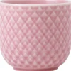 Tilbehør Til Bordet<Lyngby Porcelæn Rhombe Color Æggebærger Ø5 cm rosa