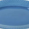 Tallerkener<Lyngby Porcelæn Rhombe Color Middagstallerken Ø27 cm blå