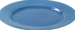 Tallerkener<Lyngby Porcelæn Rhombe Color Middagstallerken Ø27 cm blå