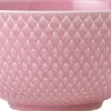 Skåle & Fade<Lyngby Porcelæn Rhombe Color Skål Ø11 cm rosa porcelæn