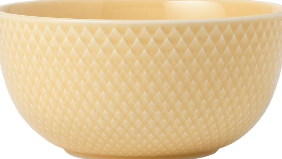 Skåle & Fade<Lyngby Porcelæn Rhombe Color Skål Ø13 cm sand porcelæn