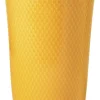 Vaser & Urtepotteskjulere<Lyngby Porcelæn Rhombe Color Vase H20 gul porcelæn