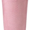 Vaser & Urtepotteskjulere<Lyngby Porcelæn Rhombe Color Vase H20 rosa porcelæn
