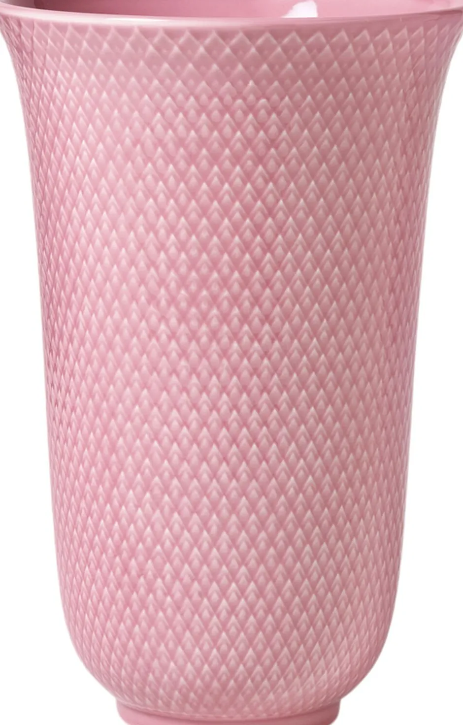 Vaser & Urtepotteskjulere<Lyngby Porcelæn Rhombe Color Vase H20 rosa porcelæn