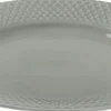 Tallerkener<Lyngby Porcelæn Rhombe Earth Frokosttallerken Ø21 cm moss