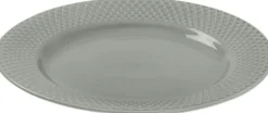 Tallerkener<Lyngby Porcelæn Rhombe Earth Frokosttallerken Ø21 cm moss