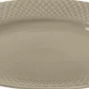 Tallerkener<Lyngby Porcelæn Rhombe Earth Frokosttallerken Ø23 cm clay