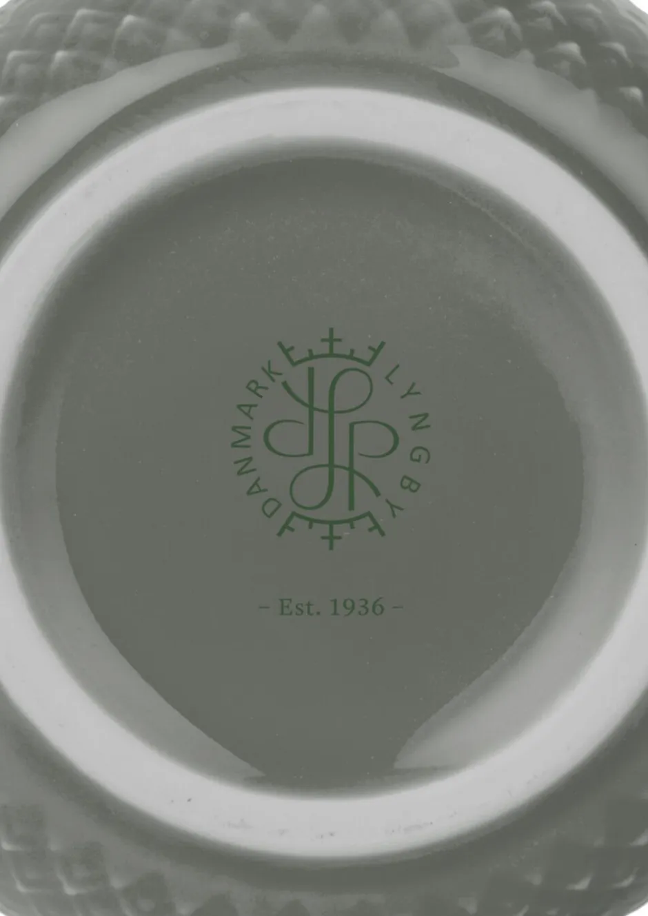 Kopper & Krus<Lyngby Porcelæn Rhombe Earth Krus med hank 39 cl moss