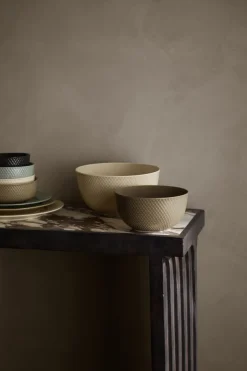 Skåle & Fade<Lyngby Porcelæn Rhombe Earth Serveringsskål Ø22 cm marble