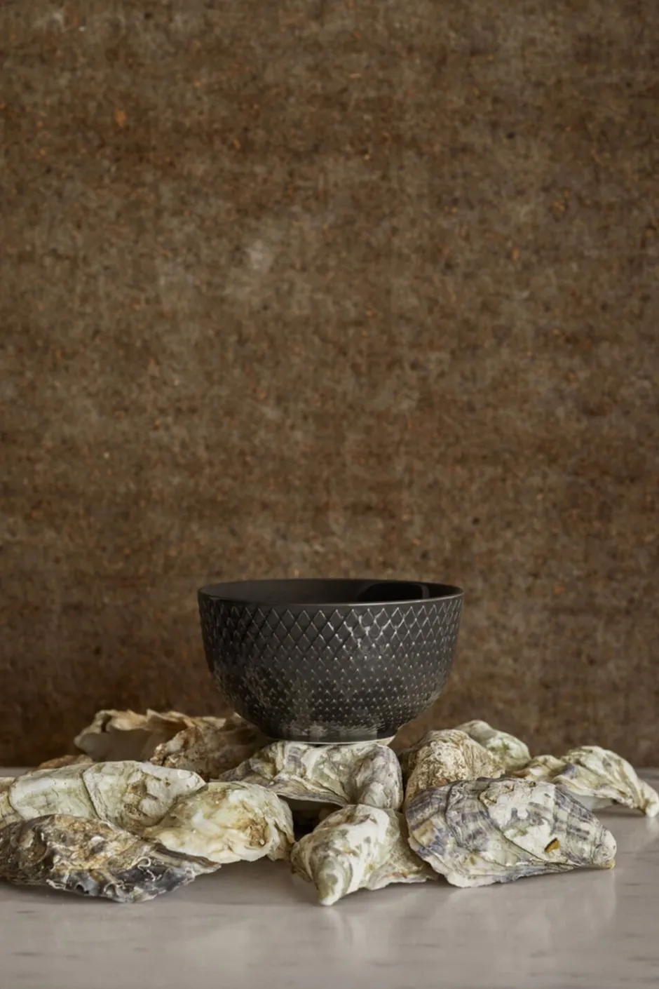 Skåle & Fade<Lyngby Porcelæn Rhombe Earth Skål Ø11 cm slate