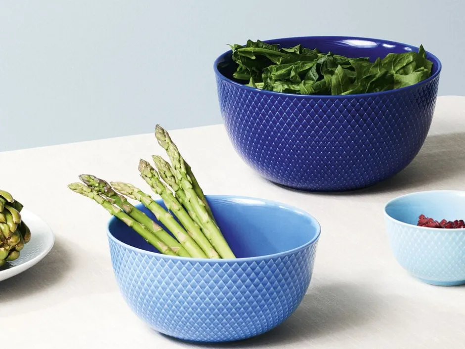 Skåle & Fade<Lyngby Porcelæn Rhombe Ovalt serveringsfad 42x32 hvid porcelæn