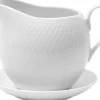 Tilbehør Til Bordet<Lyngby Porcelæn Rhombe Saucekande 67 cl hvid porcelæn
