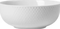 Skåle & Fade<Lyngby Porcelæn Rhombe Skål Ø15. 5 cm hvid