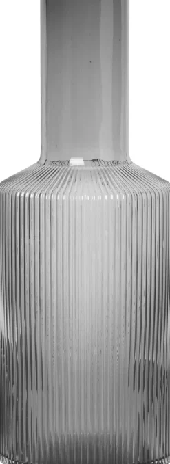 Karafler & Kander<Ferm Living Ripple Carafe - Smoked Grey